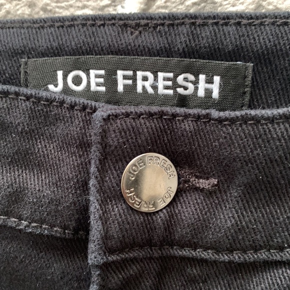 Joe Fresh Black Cropped Wide Leg Jeans size 30 - Picture 10 of 14